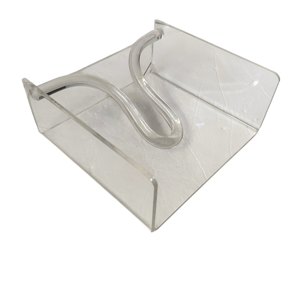 Vintage Clear Acrylic Napkin Holder